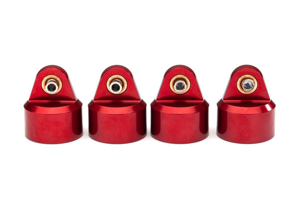 Traxxas Shock Caps Aluminum Red-Anodized GT-Maxx Shocks (4) - 8964R