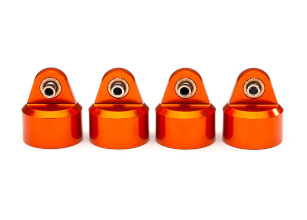 Traxxas Shock Caps Aluminum Orange-Anodized GT-Maxx Shocks (4) - 8964T