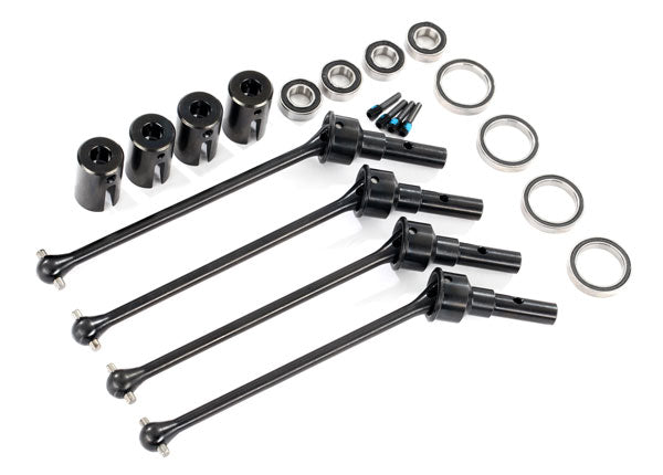 Traxxas Maxx WideMaxx Steel Constant-Velocity Front or Rear Driveshafts (4) - 8996X