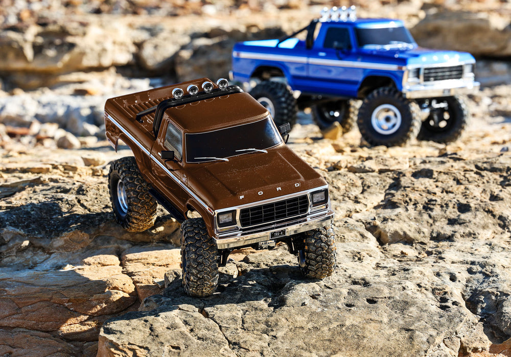 Traxxas TRX-4 1979 Ford F-150 High Trail Edition RTR 1/10 Scale and Trail Crawler (Brown)