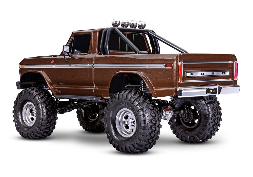 Traxxas TRX-4 1979 Ford F-150 High Trail Edition RTR 1/10 Scale and Trail Crawler (Brown)