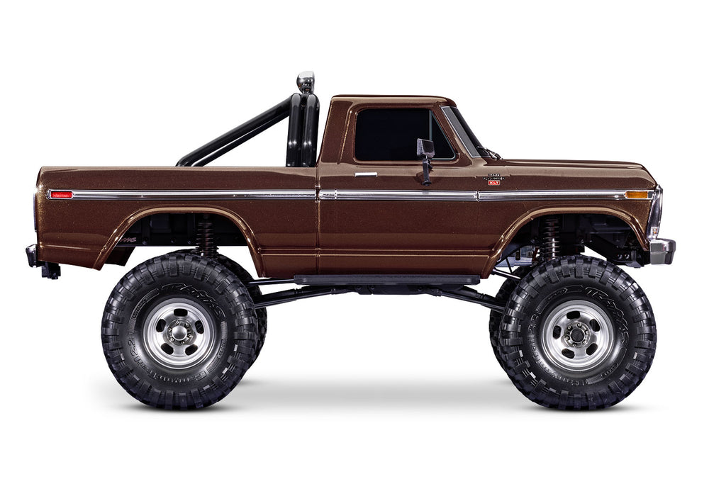 Traxxas TRX-4 1979 Ford F-150 High Trail Edition RTR 1/10 Scale and Trail Crawler (Brown)