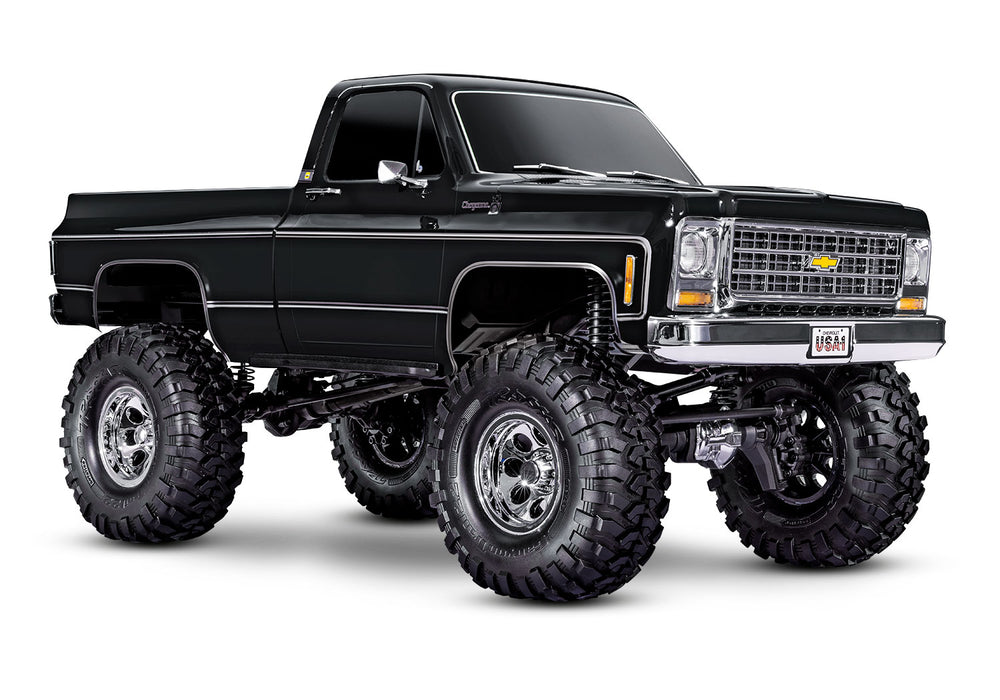 Traxxas TRX-4 Chevrolet K10 High Trail Edition RTR 1/10 Scale and Trail Crawler (Black) - 92056-4-BLK