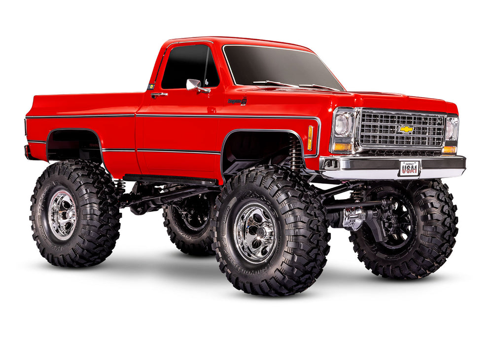 Traxxas TRX-4 Chevrolet K10 High Trail Edition RTR 1/10 Scale and Trail Crawler (Red)