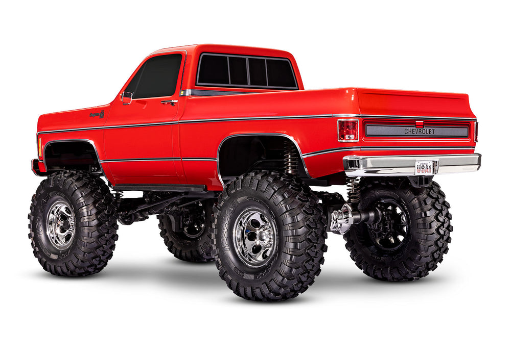 Traxxas TRX-4 Chevrolet K10 High Trail Edition RTR 1/10 Scale and Trail Crawler (Red)