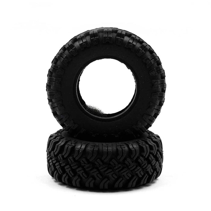 Yeah Racing 1.0 Inch Rock Medium Soft Micro Tire w/ Foam 2pcs for Axial SCX24 - WL-0149