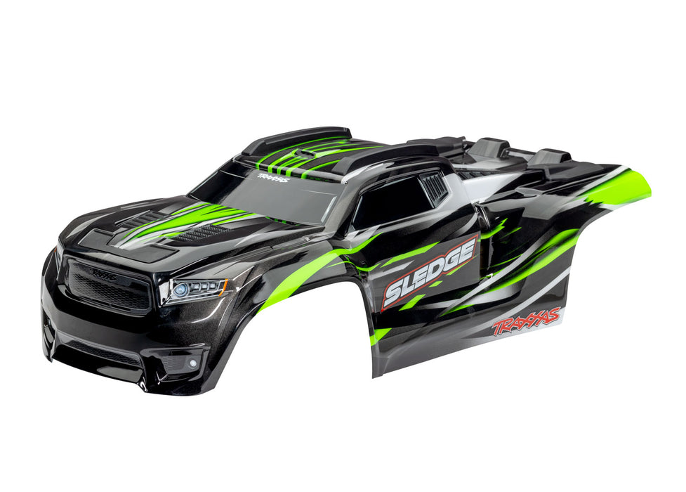 Traxxas Sledge Body Complete Green - 9511G