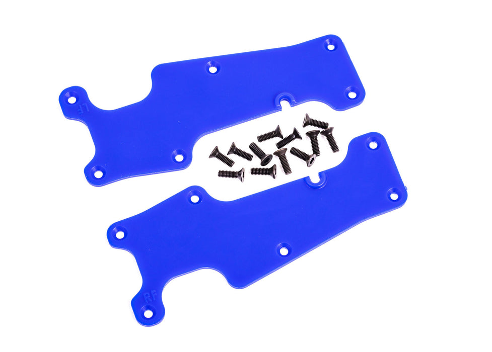 Traxxas Sledge Front Left/Right Suspension Arm Covers Blue - 9633X