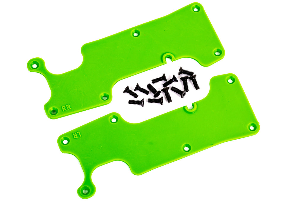 Traxxas Rear Suspension Arm Covers (left/right) (green) - 9634G