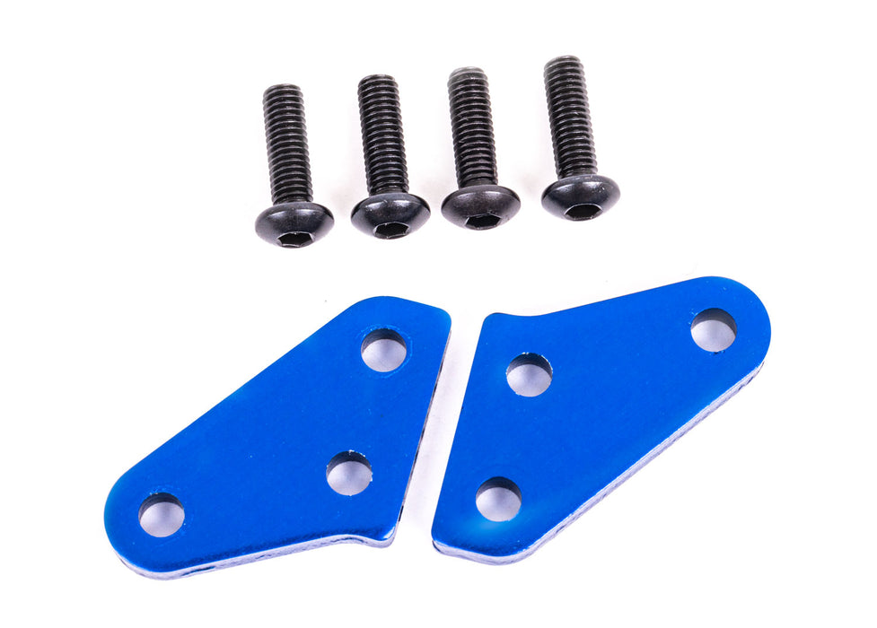 Traxxas Sledge Aluminum Steering Block Arms Blue - 9636X