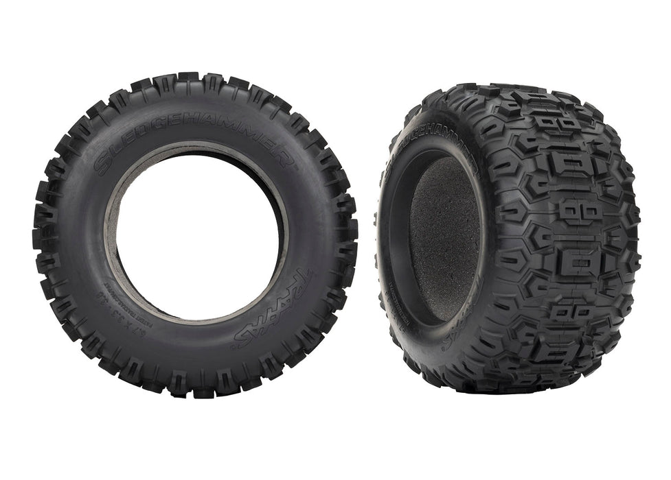 Traxxas Sledge Stock Sledgehammer Tires w/ Foam Inserts (Pair) - 9670