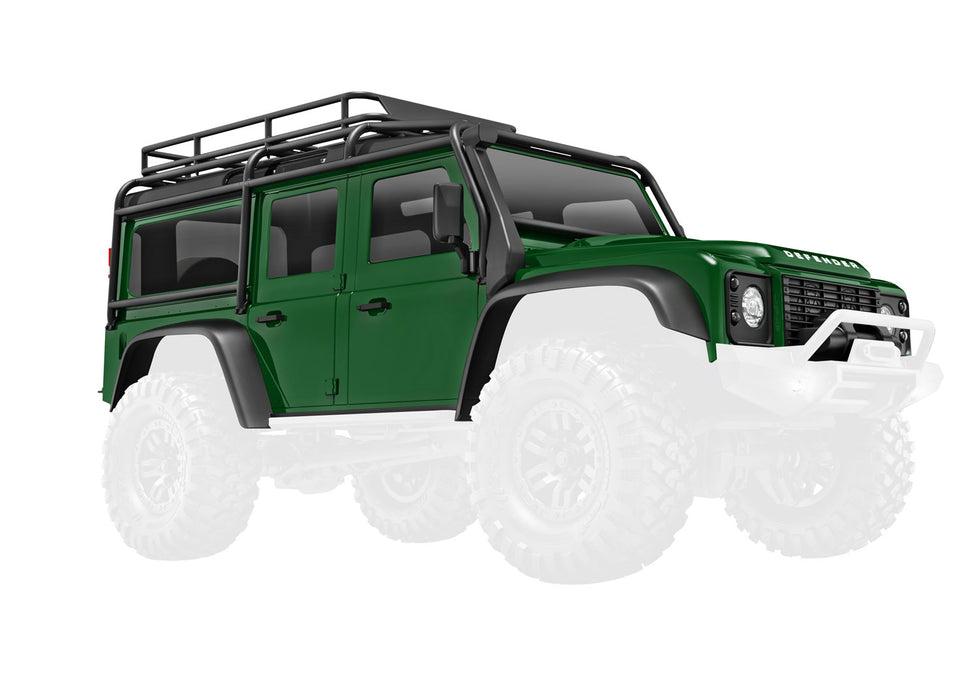 Traxxas TRX-4M Complete Land Rover Defender Body Green - 9712-GRN