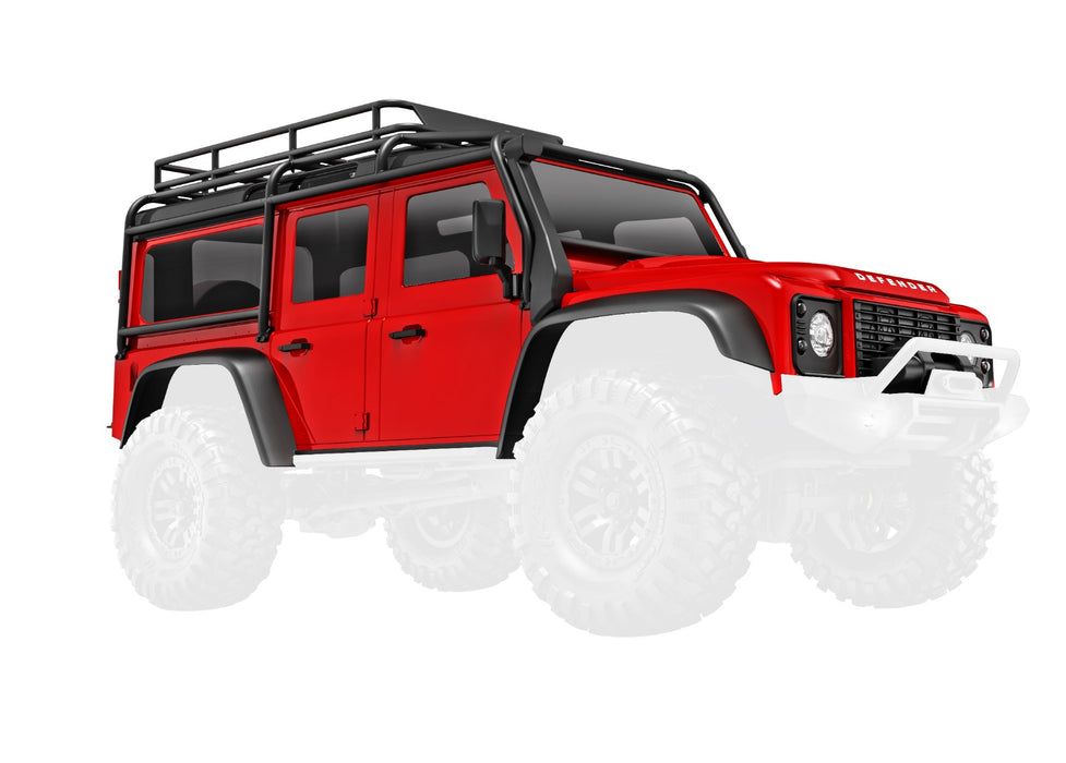 Traxxas TRX-4M Complete Land Rover Defender Body Red - 9712-RED