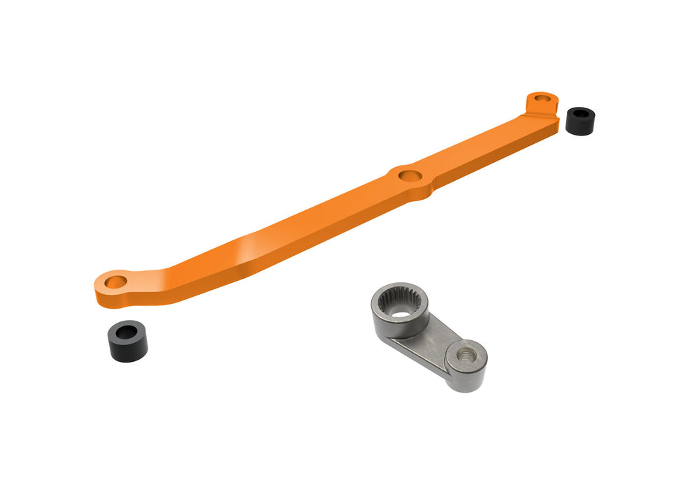Traxxas TRX-4M Aluminum Steering Link w/ Metal Servo Horn Orange - 9748-ORNG