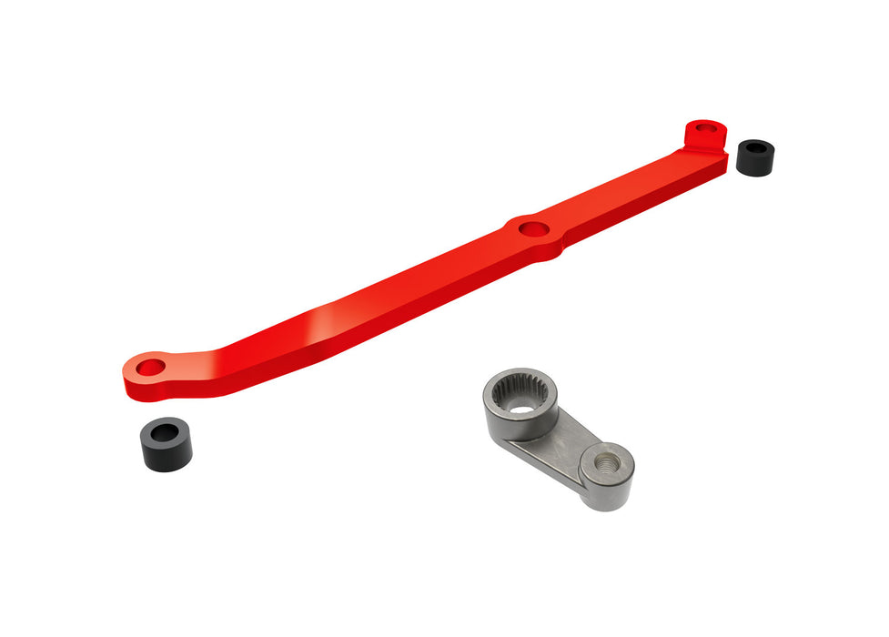 Traxxas TRX-4M Aluminum Steering Link w/ Metal Servo Horn Red - 9748-RED