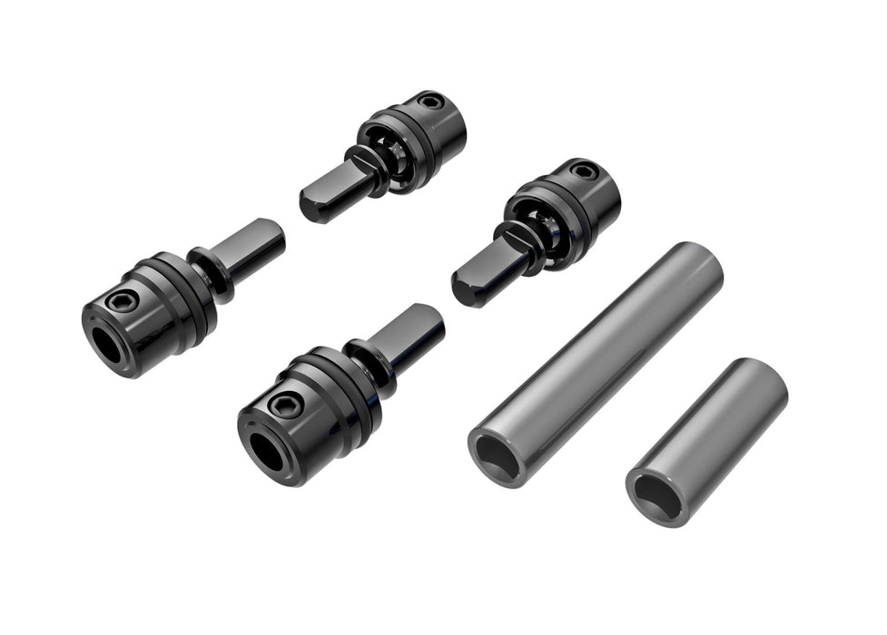 Traxxas TRX-4M Steel and Aluminum Center Driveshaft Set Dark Titanium - 9751-GRAY