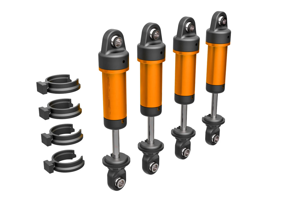 Traxxas TRX-4M Assembled Aluminum GTM Shocks Orange (Set of 4) - 9764-ORNG