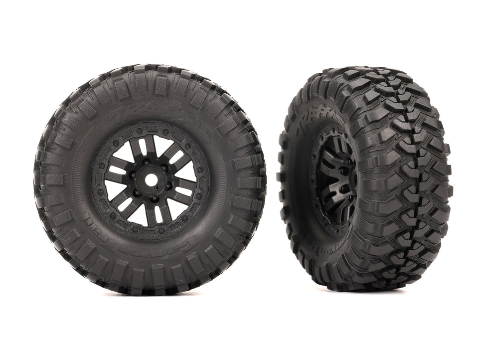 Traxxas TRX-4M Land Rover Defender Canyon Trail Assembled Tires & Wheels (Pair) - 9773