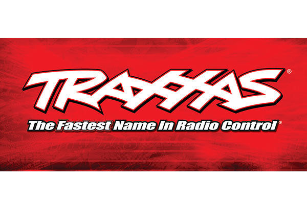 Traxxas Red & Black 3x7 Feet Racing Banner - 9909