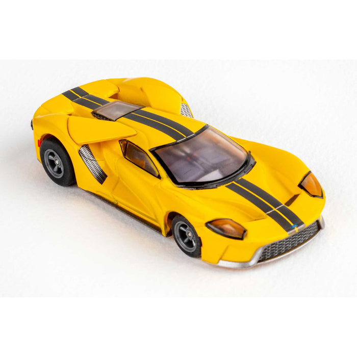 AFX Ford GT Meta G+ HO Slot Car (Triple Yellow) - 22029