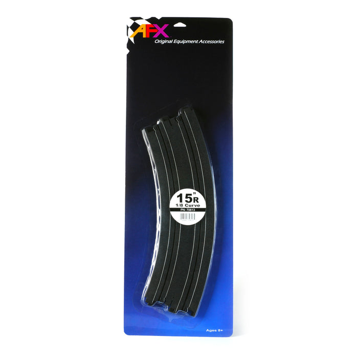 AFX/Racemasters Track, Curve 15" 1/8 Pair - AFX70613