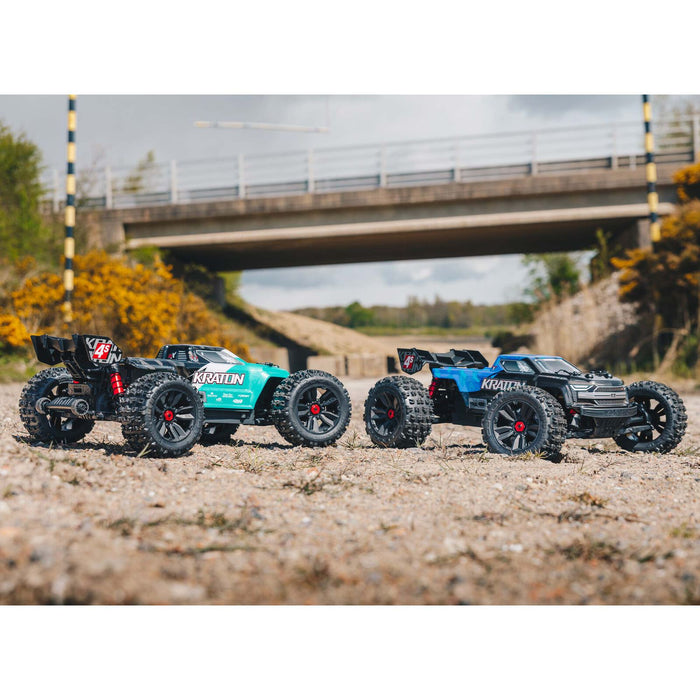 Arrma 1/10 Kraton 4X4 4S V2 BLX RTR Monster Truck (Blue)