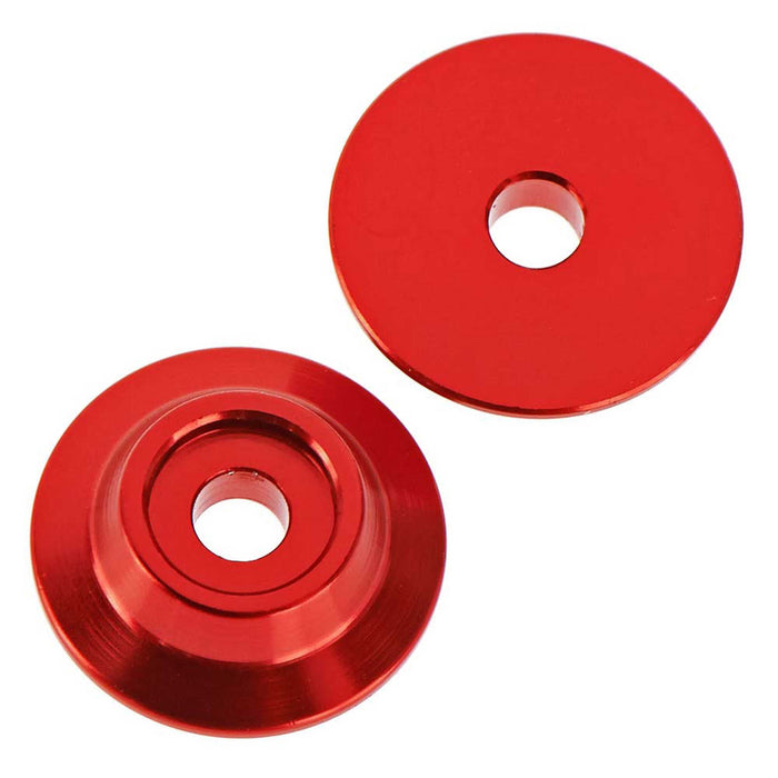 Arrma Wing Button, Aluminum Red (2): KRATON/TALION/TYPHON - ARAC9690
