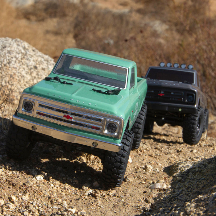Axial SCX24 1967 Chevrolet C10 1/24 Scale 4WD RTR Rock Crawler (Light Green) - AXI00001T1