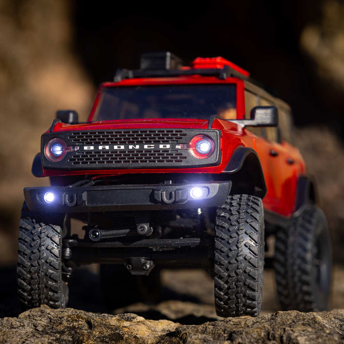 Axial SCX24 2021 Ford Bronco 1/24 RTR 4WD Rock Crawler (Red) - AXI00006T1