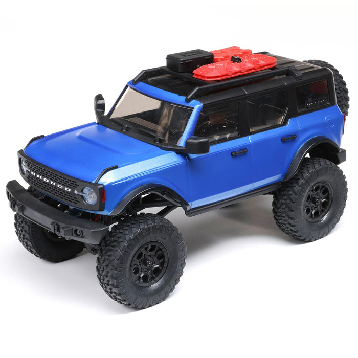 Axial SCX24 2021 Ford Bronco 1/24 RTR 4WD Rock Crawler (Blue) - AXI00006T3