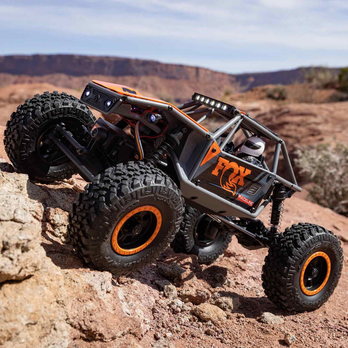 Axial 1/18 UTB18 Capra 4WD Unlimited Trail Buggy RTR Grey/Orange - AXI01002T2