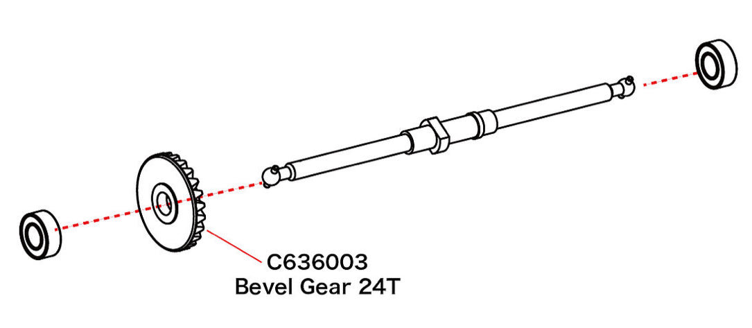 Panda Hobby 24T Bevel Gear - PHTC636003