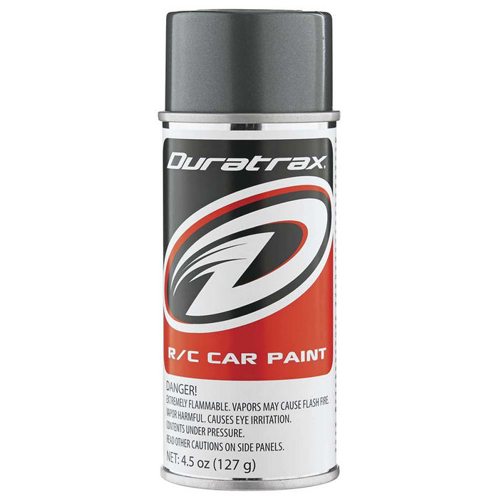 Duratrax Polycarb Spray Gun Metal, 4.5 oz - DTXR4263