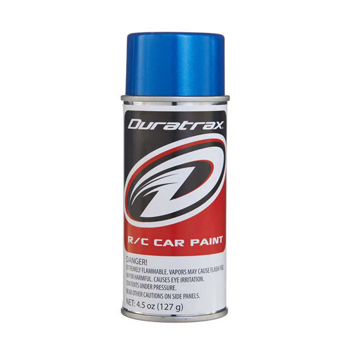 Duratrax Polycarb Spray, Metallic Blue, 4.5 oz - DTXR4265