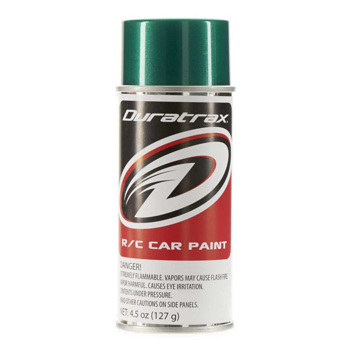 Duratrax Polycarb Spray, Metallic Green, 4.5 oz - DTXR4266