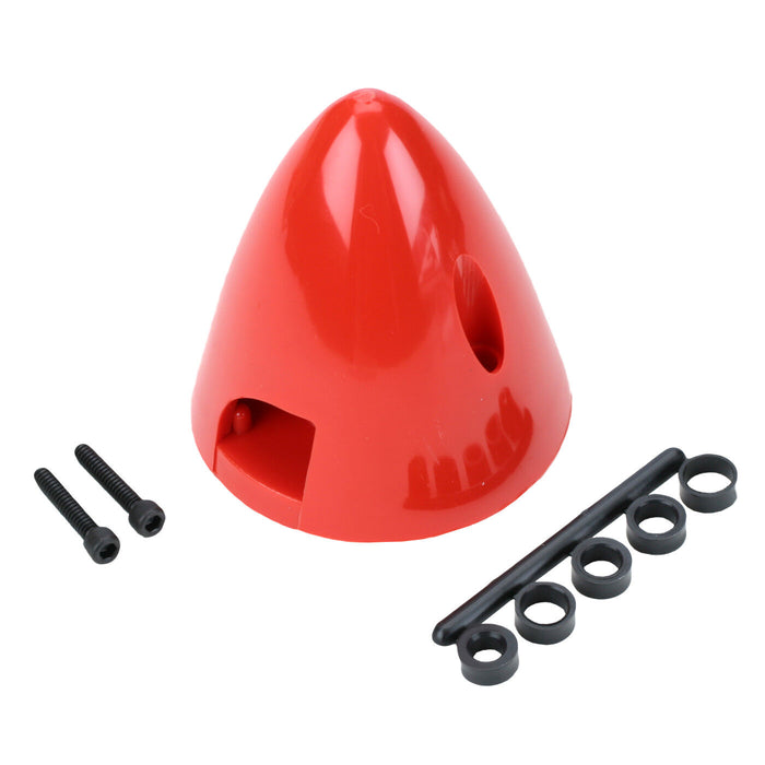 Dubro Products 4 Pin Spinner,2-3/4" Red - DUB292