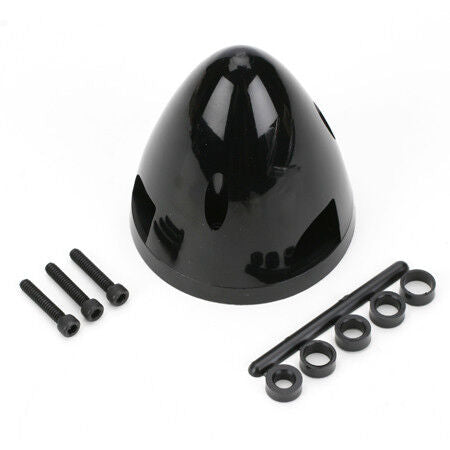 Dubro Products 3 Blade Spinner, 2", Black - DUB542