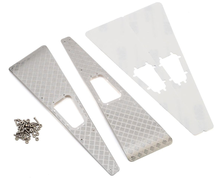 Yeah Racing Stainless Steel Front Hood Side Diamond Plate for Traxxas TRX-4 - TRX4-020