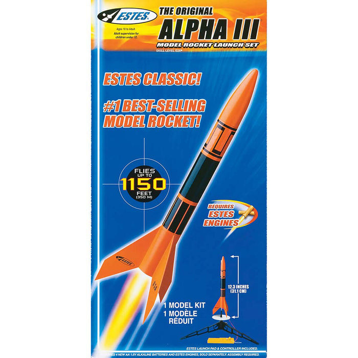 Estes Alpha III Rocket Launch Set E2X - EST1427