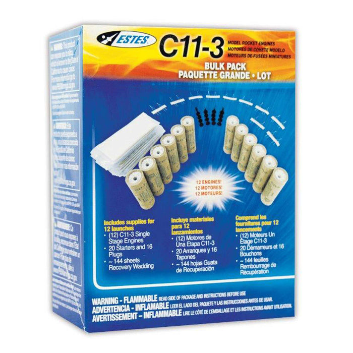 Estes C11-3 Model Rocket Engines (12pk) - EST1726