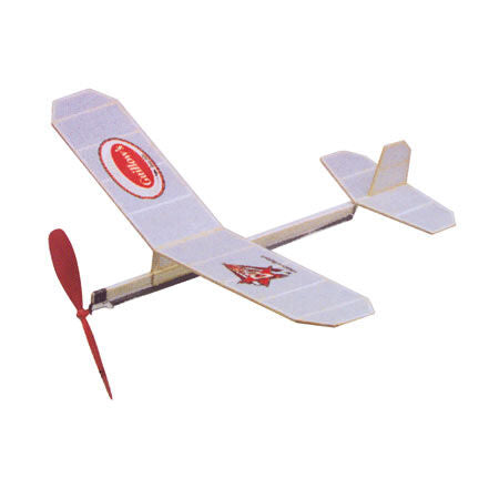 Guillow Cadet Rubber Band Powered Airplane Construction Kit, 14.5" - GUI4201