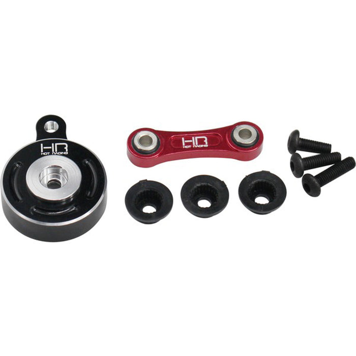 Hot Racing Fixed Link Steering Servo Saver for Arrma 1/10 4x4 - HRAATF48SH02