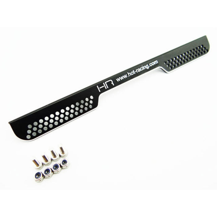 Hot Racing CNC Rear Splash Guard (Black) for Traxxas Spartan - HRASPN30G