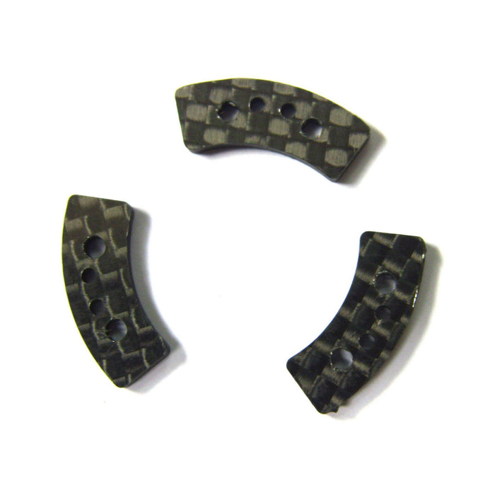 Hot Racing Carbon Fiber Long Slipper Clutch Pads (3) for Traxxas - HRATRX15GSL