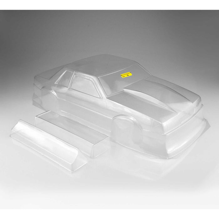 Jconcepts 1/10 1991 Ford Mustang Fox Clear Body 10.75 Width, 13" Wheelbase - JCO0362