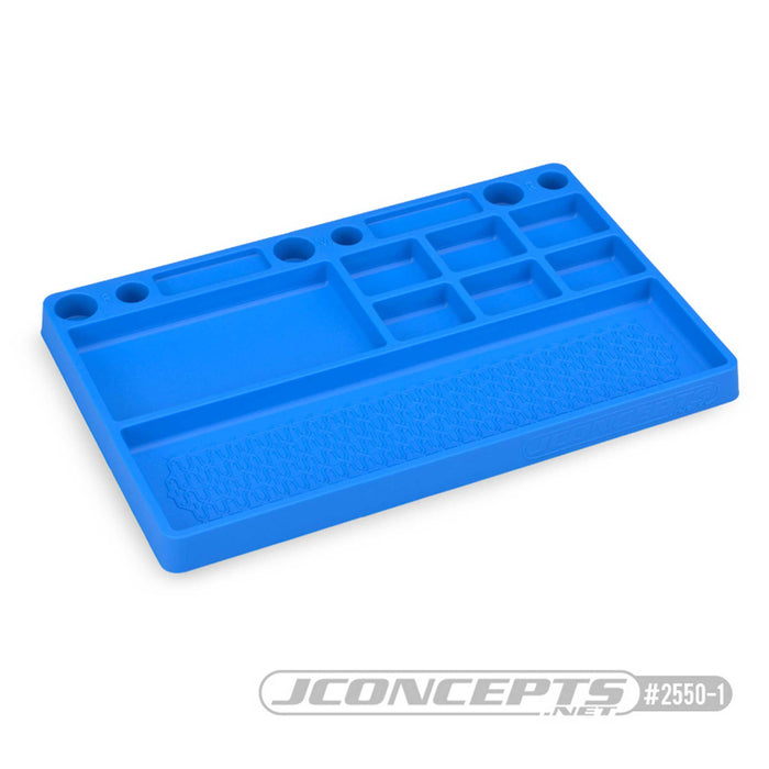Jconcepts Rubber Parts Tray, Blue - JCO25501