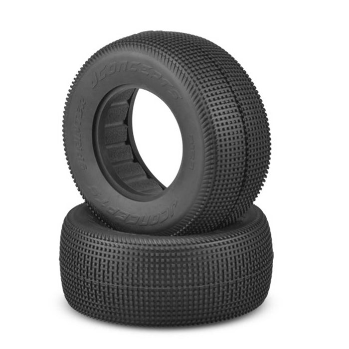 Jconcepts Sprinter Blue Compound Tires (2): SCT 3.0" x 2.2" Wheel - JCO312801