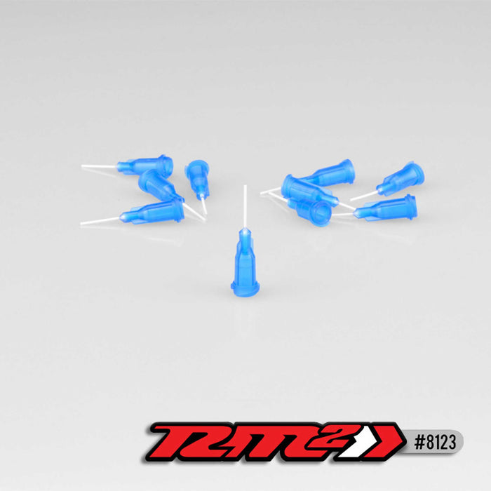 Jconcepts Glue Tip Needles, Thin Bore, Blue (10) - JCO8123