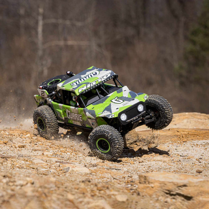 Losi 1/10 Hammer Rey U4 4WD Rock Racer Brushless RTR w/ Smart & AVC Green - LOS03030T2