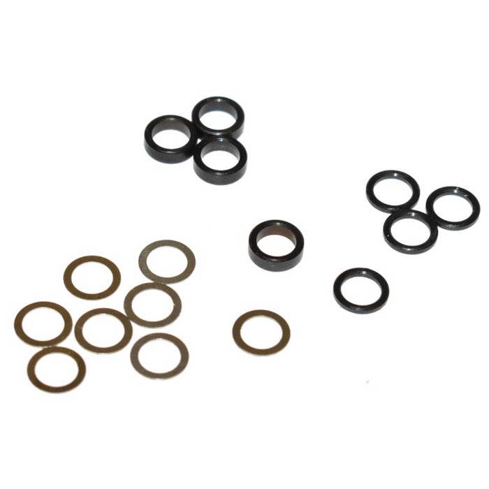 MIP 5mm Steel Spacer Kit, .25mm, 1.0mm & 2.3mm - MIP20050